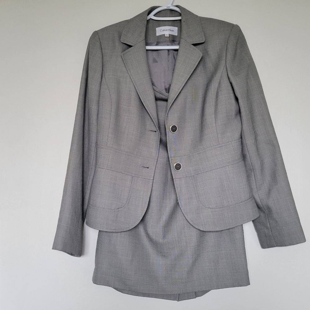Calvin Klein skirt suit
